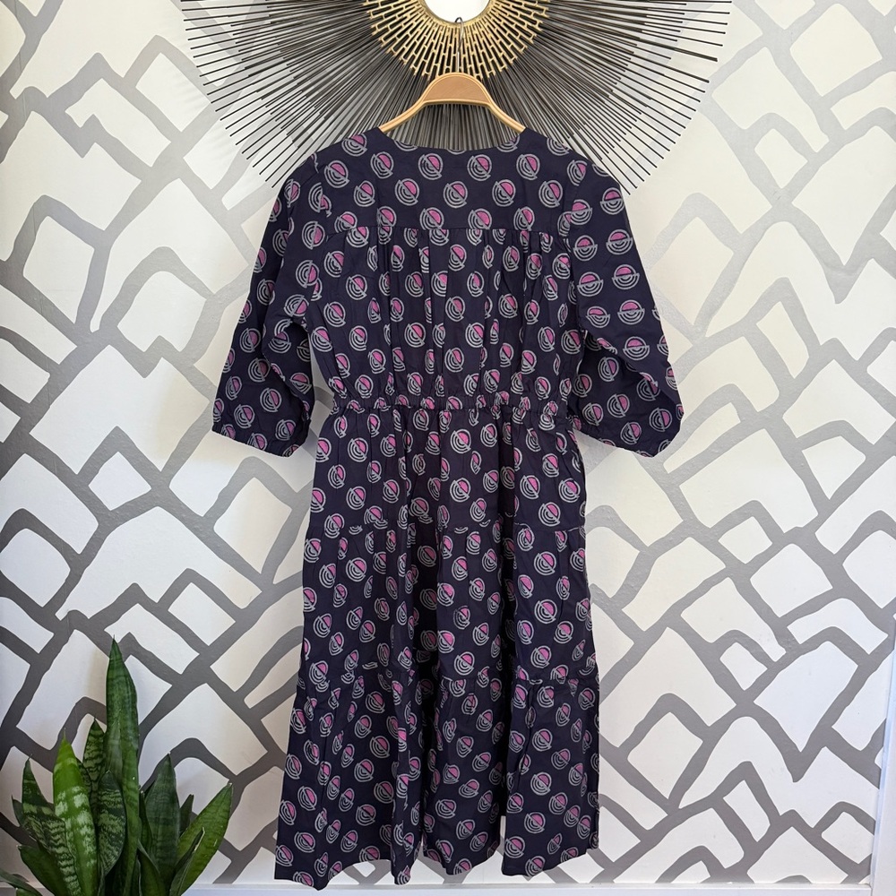 Mata Traders Ariana Dress Navy - Picture 3 of 6